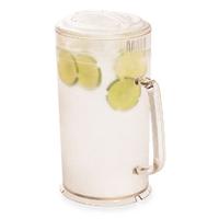 Cambro PC64CW135 Pitcher with Lid 64 Oz Priced Each Sold in Cases of 6 Clear Polycarbonate Camwear Series