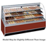 Federal Industries SN77 Bakery Display Case Lift Up Curved Glass NonRefrigerated 7714 L x 4812H