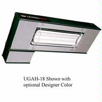 Hatco UGAH24 Infrared Foodwarmer Single Ceramic Heat Strip with Aluminum Housing 24 Wide High Wattage No Lights UltraGlo Series