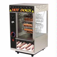 Star 174CBA Hot Dog Broiler Cradle Rotisserie 18 Dogs and 12 Buns
