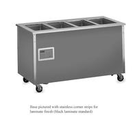 Vollrath 36140 Hot Food Table 4 Wells 60 Length x 28 Wide x 30 Child Height Electric Enclosed Base Signature Server Classic Series