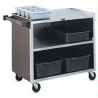 Vollrath 97181 Bussing Cart 3 Stainless Steel Shelves 300 Lb Capacity