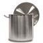 Vollrath 3513 Stock Pot with Cover 53 Quart 1534 Diameter 1578 Deep Stainless Steel