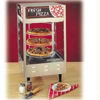 Nemco 6451 Display Cabinet Heated Hot Food 3 Tier Revolving 18 Pizza Rack Humidified 2214 x 2214 x 3378H
