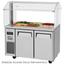 Turbo Air JBT48N Refrigerated Counter Cold Food Buffet Salad Bar 9 13 Size Food Pans 4714 Length Casters Sneeze Guard Sold Separately