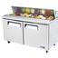 Turbo Air MST60N Refrigerated Counter Sandwich Salad Prep Table 16 16 Size Insert Pans 6014 Length Casters