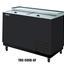 Turbo Air TBC50SBGFN Glass and Plate Chiller and Froster Capacity 140 8 Mugs or 386 10 Steins 50 Wide Stainless Countertop and Lid Black Exterior Super Deluxe Series