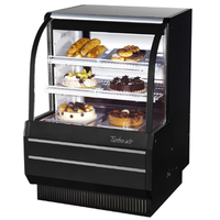 Turbo Air TCGB36WBN Display Case Curved Glass Bakery Refrigerated 3612 L x 5018 H