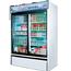 Turbo Air TGM48RBN Glass Door Merchandiser Refrigerator 2 Sliding Doors 5578 Length 44 CuFt