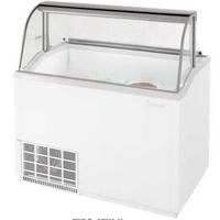 Turbo Air TIDC47WN Ice Cream Dipping Cabinet 8 3 Gallon Can Display 4 Storage Includes Can Holders