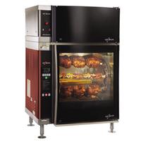 AltoShaam AR7EVHDBLPANE Rotisserie Oven With Ventless Hood Electric 7 Stainless Steel Skewers 2128 Chicken Capacity Double Pane Curved Glass Door Stainless Exterior