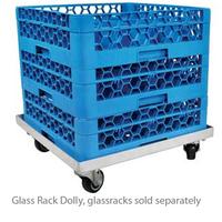 John Boos D2020GT Glass Rack Dolly Single Stack for 20 x 20 Racks Aluminum