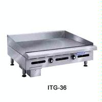 Imperial Middleby ITG24 Griddle Countertop Gas 24 Wide 30000 BTU Every 12 1 Thick Plate Thermostatic Control Elite Series