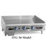 Imperial Middleby ITG48 Griddle Countertop Gas 48 Wide 30000 BTU Every 12 1 Thick Plate Thermostatic Control Elite Series
