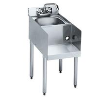 Krowne KR2412BD Blender Station Liquid Dump Sink Splash Mounted Faucet 12 Wide x 2212 Front to Back 10 x 12 x 6 Deep Bowl